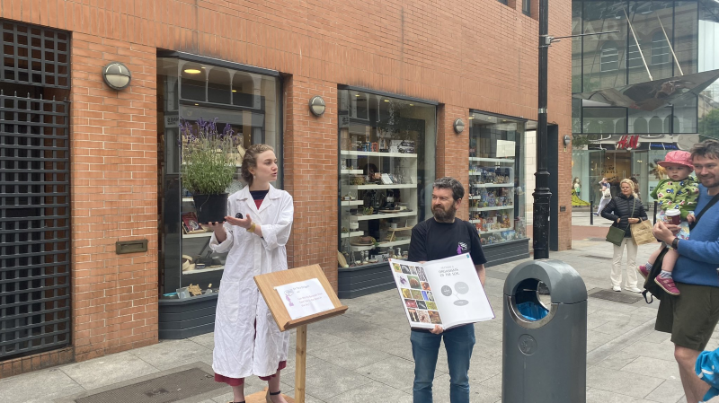 Soapbox Science Dublin in action on the streets in 2022